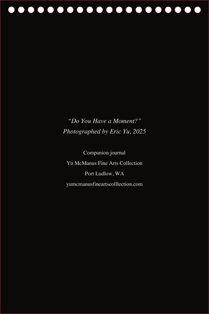 Do You Have a Moment? — back cover